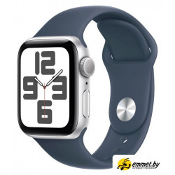 Умные часы Apple Watch SE 2 40 мм (алюминиевый корпус, серебристый/грозовой синий