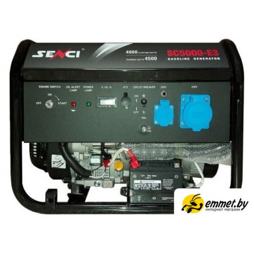 Бензиновый генератор SENCI SC5000-E3
