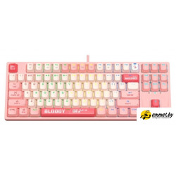 Клавиатура A4Tech Bloody S87 Energy Pink (Bloody BLMS Red Plus)