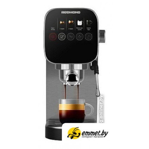 Рожковая кофеварка Redmond (Редмонд) CM701 (сталь)