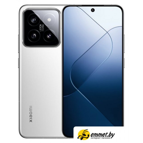 Телефон Xiaomi 14 12GB/512GB международная версия (серебристо-белый) Телефон Xiaomi 14 12GB/512GB международная версия (серебристо-белый)