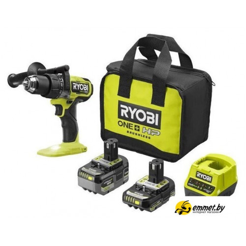Ударная дрель-шуруповерт Ryobi RPD18X-2C52S 5133005527 (с 2-мя АКБ 2 Ач+5 Ач, сумка)