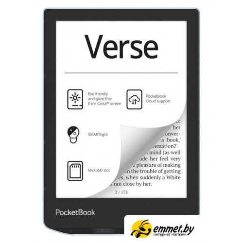 Электронная книга PocketBook 629 Verse Bright Blue