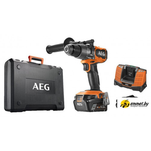 Ударная дрель-шуруповерт AEG Powertools BSB 18C3BL-X02C 4935478937 (с 2-мя АКБ 2 Ач + 4 Ач, кейс)