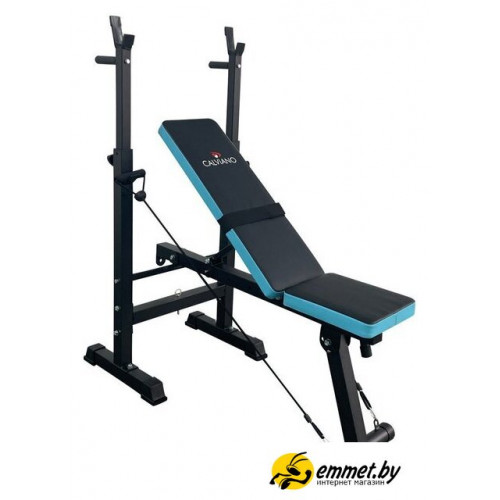 Силовая скамья Calviano 1008 (черный/синий)