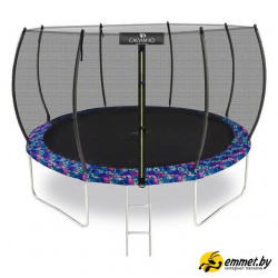 Батут Calviano Outside Master Smile 374 см - 12ft (внешняя сетка, с лестницей)