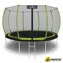Батут Calviano Outside Master Green 374 см - 12ft (внешняя сетка, с лестницей)