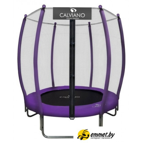 Батут Calviano Outside Master Purple 140 см - 4.5ft (внешняя сетка, без лестниц