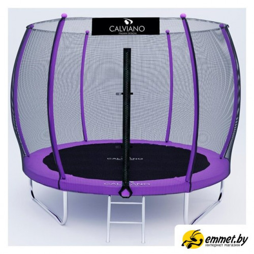 Батут Calviano Outside Master Purple 312 см - 10ft (внешняя сетка, с лестницей)