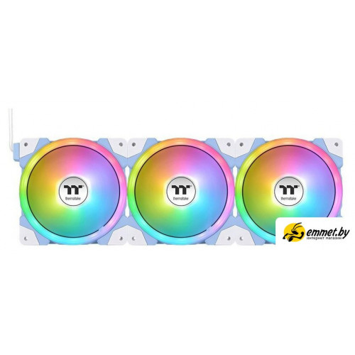 Комплект вентиляторов для корпуса Thermaltake Swafan EX12 ARGB Hydrangea Blue TT Premium Edition 3-Fan Pack CL