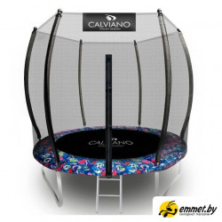 Батут Calviano Outside Master Smile 252 см - 8ft (внешняя сетка, с лестницей)