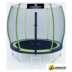 Батут Calviano Outside Master Green 252 см - 8ft (внешняя сетка, с лестницей)