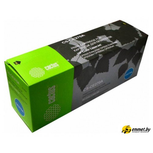 Картридж CACTUS CS-CE270A (аналог HP CE270A)