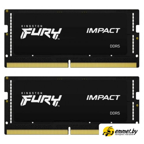 Оперативная память Kingston FURY Impact 2x16 ГБ DDR5 6400 МГц KF564S38IBK2-32