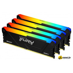 Оперативная память Kingston FURY Beast RGB 4x8ГБ DDR4 3600 МГц KF436C17BB2AK4/32