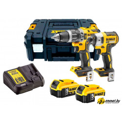 Наборы электроинструментов DeWalt DCK266P2T (шуруповерт, гайковерт, кейс)