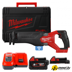 Сабельная пила Milwaukee Fuel M18 M18ONEFSZ-502X 4933478294 (с 2-мя АКБ, кейс)