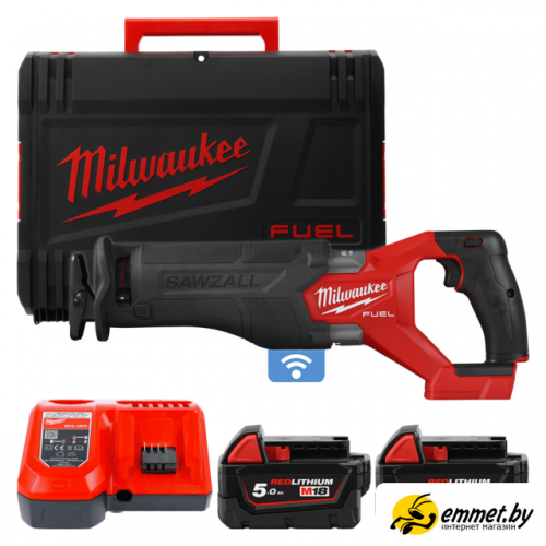 Сабельная пила Milwaukee Fuel M18 M18ONEFSZ-502X 4933478294 (с 2-мя АКБ, кейс)
