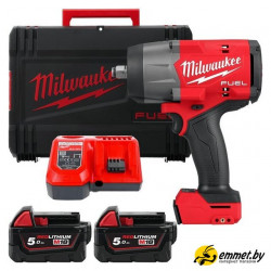 Гайковерт Milwaukee M18 FUEL M18FHIW2F12-502X 4933492783 (с 2-мя АКБ, кейс)