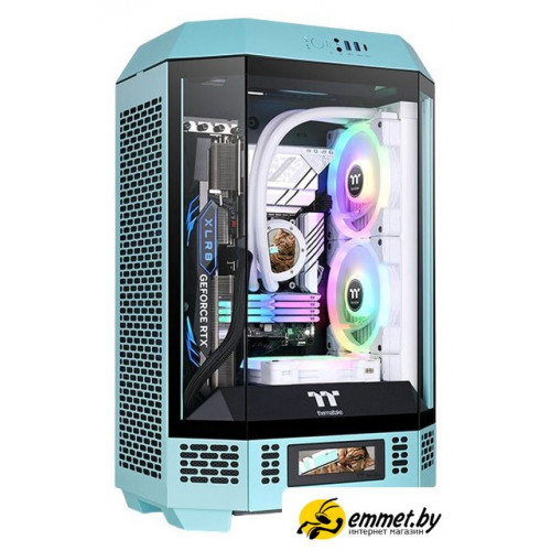 Корпус Thermaltake The Tower 300 Turquoise CA-1Y4-00SBWN-00