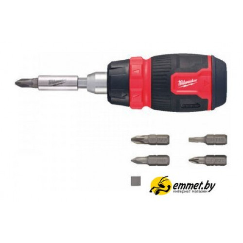 Набор отвертка с битами Milwaukee 4932480581 (8 предметов)