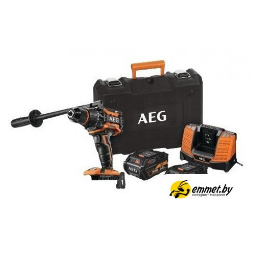 Ударная дрель-шуруповерт AEG Powertools BSB 18BL LI-602C 4935464100 (с 2-мя АКБ 6 Ач, кейс)
