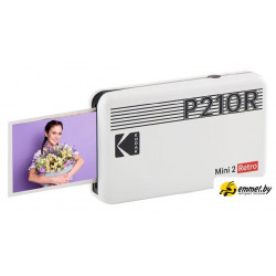 Мобильный фотопринтер Kodak Mini 2 Retro P210R W