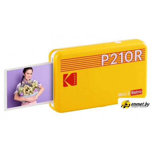 Мобильный фотопринтер Kodak Mini 2 Retro P210R Y