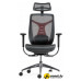 Игровое (геймерское) кресло SitUp Barracuda Chrome (сетка Dark Gray/ткань Dark Gray)