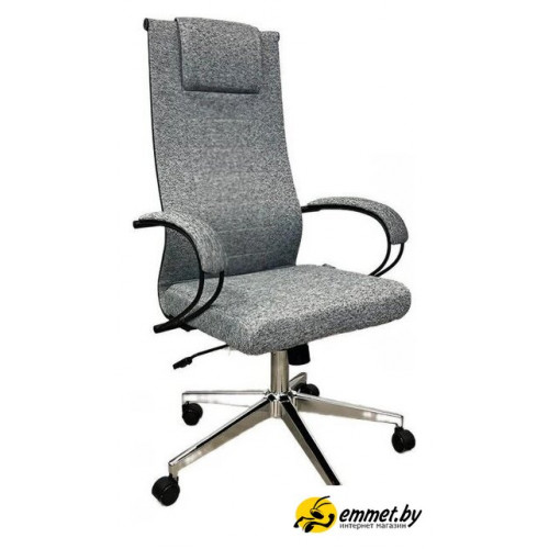 Офисное кресло SitUp Michael chrome (ткань Gray/Gray)