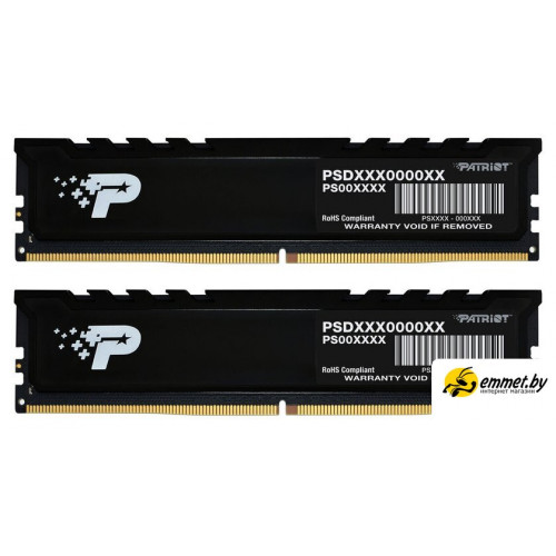 Оперативная память Patriot Signature Premium Line 2x32ГБ DDR5 4800 МГц PSP564G4800KH1