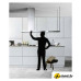 Кухонная вытяжка Falmec Lumen Design Island Isola 175 SX (нержавеющая сталь, левая)