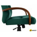 Офисное кресло Бюрократ T-9928WALNUT Fabric (зеленый Italia Green/дерево)