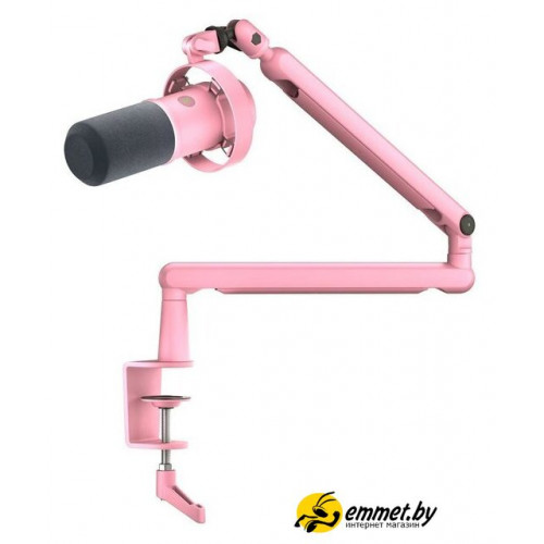 Проводной микрофон FIFINE T688 (розовый)