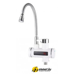 Проточный электрический водонагреватель-кран Unipump BEF-001-02 с дисплеем и гибким изливом