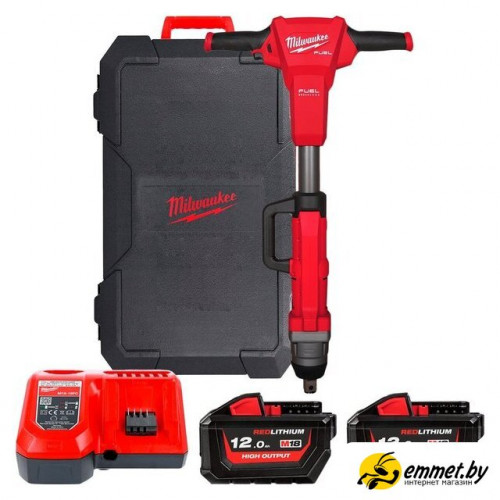 Гайковерт Milwaukee M18 FUEL M18FHIWF1R-122C 4933493141 (с 2-мя АКБ, кейс)
