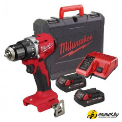 Дрель-шуруповерт Milwaukee M18 M18BLDDRC-202C 4933492833 (с 2-мя АКБ 2 Ач, кейс)