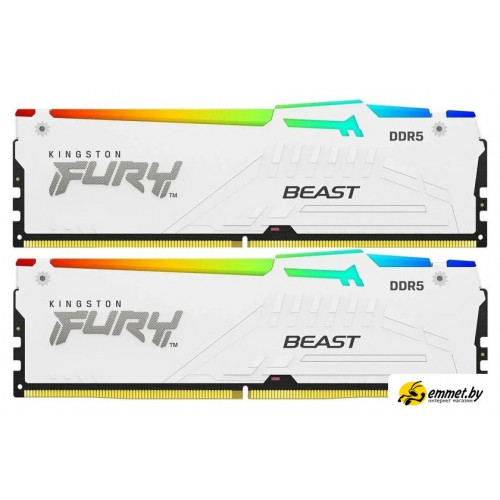 Оперативная память Kingston FURY Beast RGB 2x16ГБ DDR5 5600 МГц KF556C40BWAK2-32