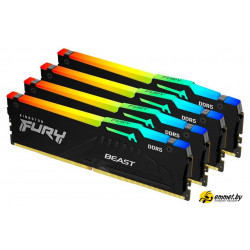 Оперативная память Kingston FURY Beast RGB 4x16ГБ DDR5 5200 МГц KF552C40BBAK4-64