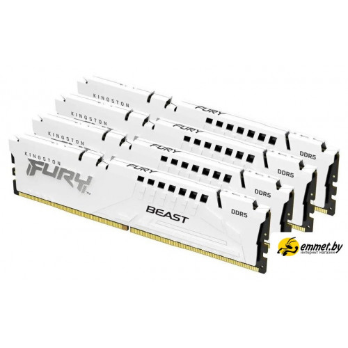 Оперативная память Kingston FURY Beast 4x16ГБ DDR5 6000 МГц KF560C40BWK4-64