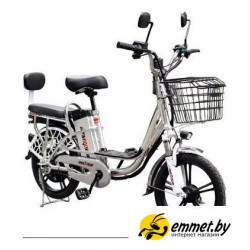 Электровелосипед AVM E-ALFA 18 (серебристый)
