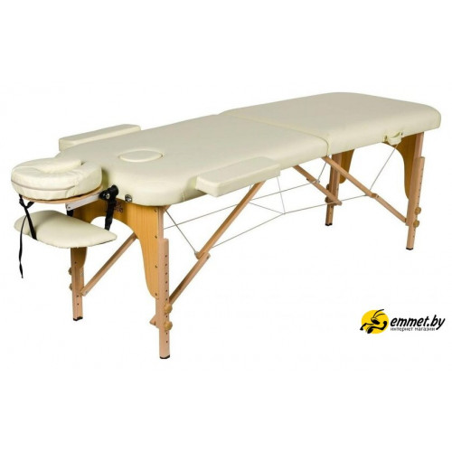 Массажный стол Atlas Sport складной 2-с 60 см деревянный (бежевый)