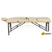 Массажный стол Atlas Sport 70 см XXL PRO с валиком складной 3-с деревянный (бежевый)