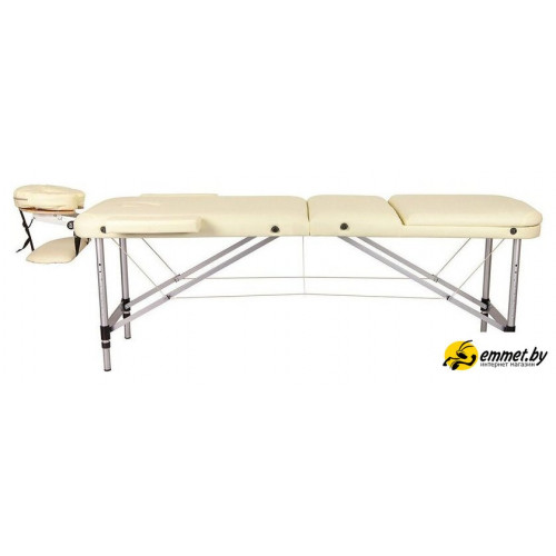 Массажный стол Atlas Sport складной 3-с алюминиевый 70 см (бежевый)