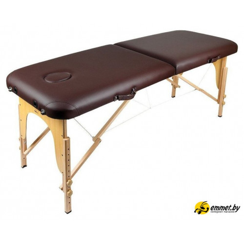 Массажный стол Atlas Sport складной 2-с деревянный 60 см (коричневый)
