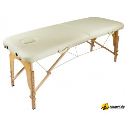Массажный стол Atlas Sport складной 2-с деревянный 70 см (бежевый)